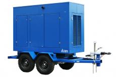 картинка Дизельный генератор ТСС ЭД-40-Т400 с АВР в погодозащитном кожухе на прицепе от компании Нова Механика